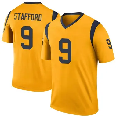 Men's Nike Matthew Stafford Black Los Angeles Rams RFLCTV Limited Jersey